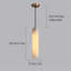 Luminaire suspendu en marbre
