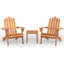 Ensemble de chaises Adirondack pour l'extérieur Reiff-168437758