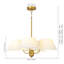 Lustre classique en tissu 4 lumières