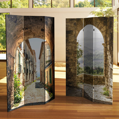 European Getaway Folding Screen