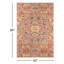 Ophelia Hand Knotted Wool Area Rug in Red-1853867274