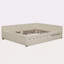 Lit plateforme tapissier avec port USB et gigogne-908992272