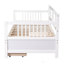 Lit de jour simple en bois avec deux tiroirs-259451643-259451642