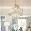 Lustre en cristal de luxe à 4 niveaux de 20 po, luminaire suspendu à cadre doré 12 lumières, éclairage de plafond élégant pour le salon, la salle à manger, la chambre à coucher (sans ampoules)