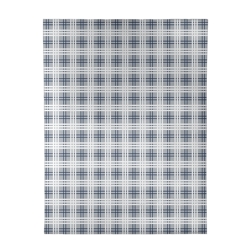 Plaid Indoor Rug, Rectangle 9' x 12'