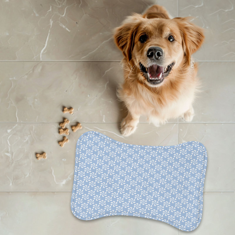 Gentle Prism - 1 Piece Bone Shape Feeding Mat