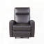 Fauteuil inclinable électrique en cuir fleur