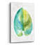 Art mural en verre épique «Ocean Side Palms 1» par Chariklia Zarris, 16 po x 24 po-1500564941