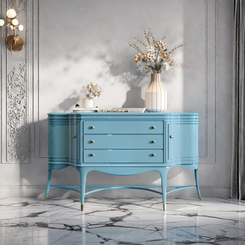 Console moderne minimaliste, H 35,43 po x l 51,18 po x P 15,75 po