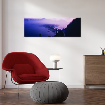 «Twilight Road», Allemagne, forêt contemporaine abstraite, art mural