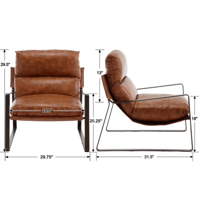 Gerani Faux Leather Armchair
