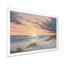 «Ocean Serenity Gentle Pink Pastel Beach Sunset - Coastal Beach», reproduction sur toile-1757912827-1757912335