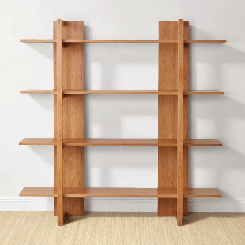 Bibliothèque Home Home, (4 tablettes) H 62,9 po x l 62,9 po x P 11,8 po, Brun