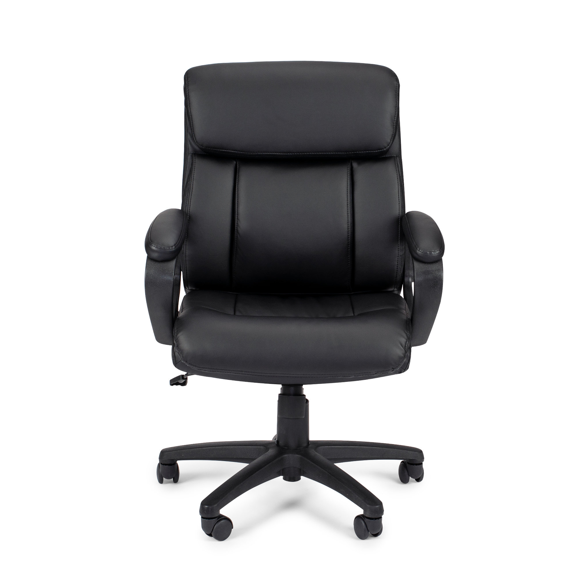 Jordon-Lee Ergonomic Heated Massage Executive Chair Inbox Zero Upholstery Color: Black