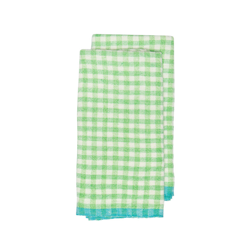 Dish Cloth Kitchen Towel, Lime/Aqua