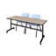 Table de nidification Nickls, 2 chaises empilables-32668119-32668143