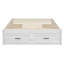 Full Size Platform Bed With 6 Storage Drawers-905232013-905232016