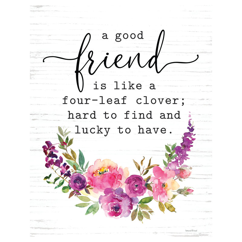" A Good Friend ", 12" H x 8" W  