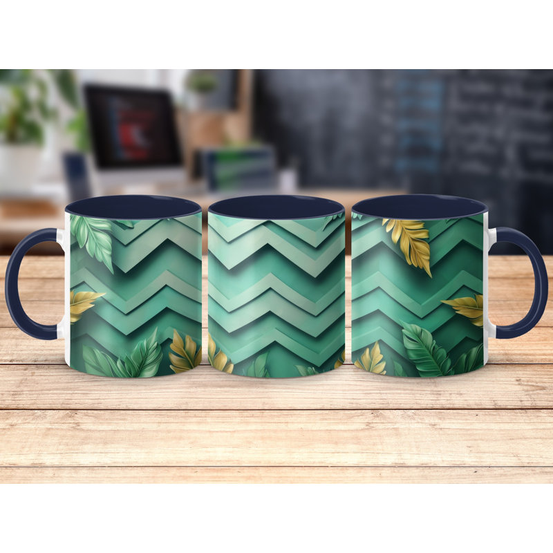 Chevron 11oz Accent Coffee Mug