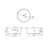 49 Inch Round Shape Freestanding Solid Surface Soaking Bathtub For Bathroom