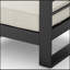 AMOUREUX MAYA BAY MP1, FINITION NOIRE AVEC COUSSIN BEIGE