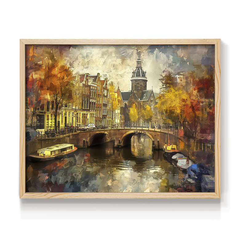 Landscape Series-CLV -Framed Print - Restickable, 16" H x 20" W, Natural