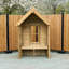 Solid Wood Pine Outdoor Bench