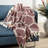 Honeycomb 100% Turkish Cotton Handmade Throw Blanket-1079403724