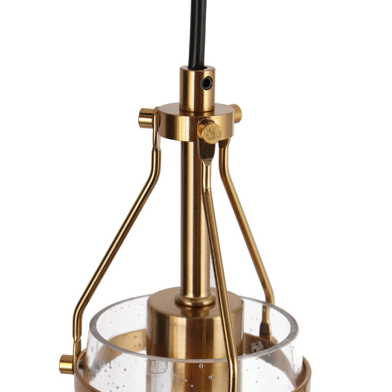 Lustre linéaire pour îlot de cuisine 5 lumières strasburg