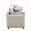 Lit gigogne escamotable en tissu avec rangement