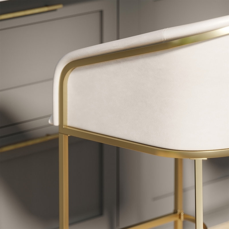 Tabouret de bar moderne Hampton, White