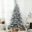 Arbre de Noël artificiel enneigé 7 pi-1161910905