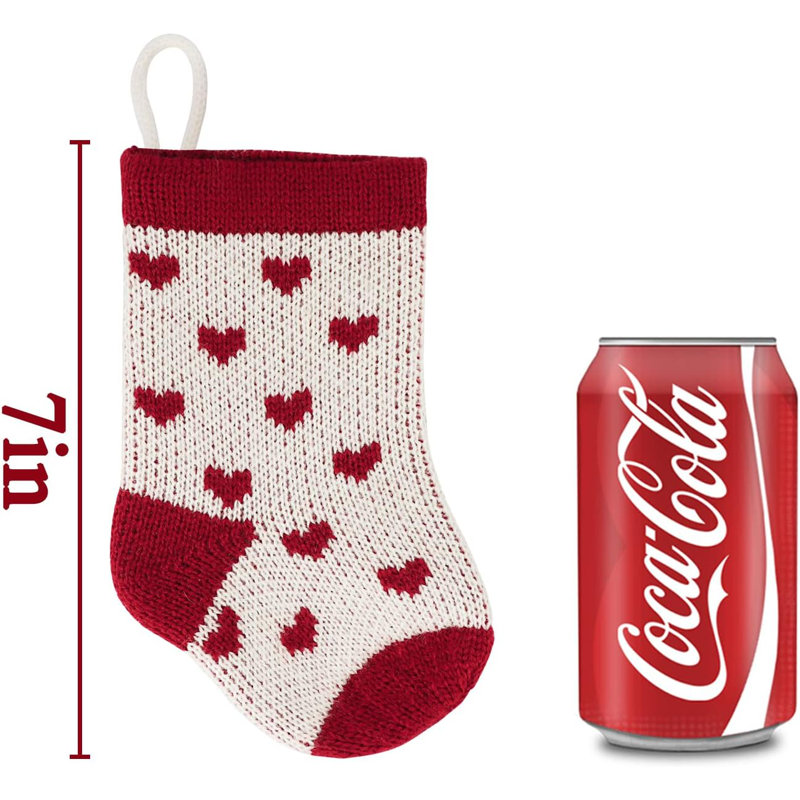 Ensemble de 6 mini chaussettes de Noël