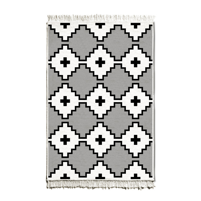 Espana Geometric Hand Woven Area Rug, Rectangle 100 x 150cm