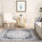 Casey Persian SplashGuard Machine Washable Area Rug-1197656075