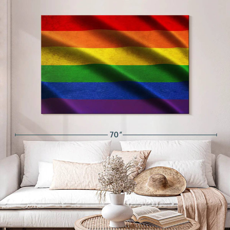 LGBT Flag, 34" H x 51" W