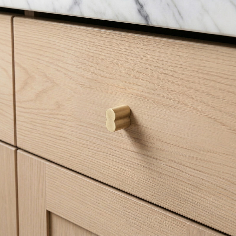 Redefine Hardware Scandinavian Clover Knob