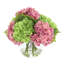 Real Touch Hydrangeas Arranged in Glass Vase-436553170