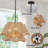 5-Light Hand-Woven Hemp Rope Chandelier