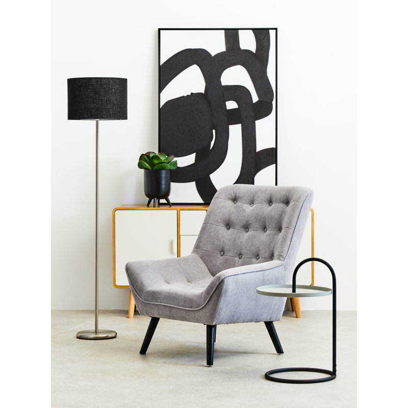 Anwen 158cm Chrome Traditional Floor Lamp