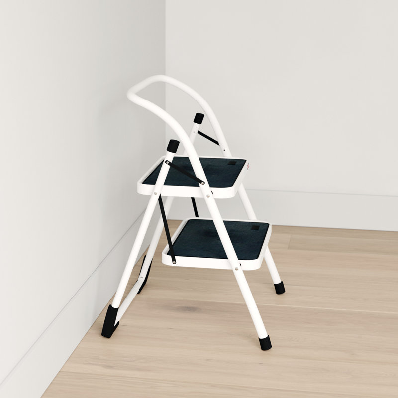 2 - Step Steel Folding Step Stool