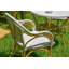 Ensemble de 3 chaises bistro blanches Sierra