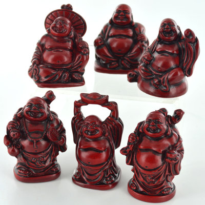 Buddhas Strock 6 Pieces Figurine Set
