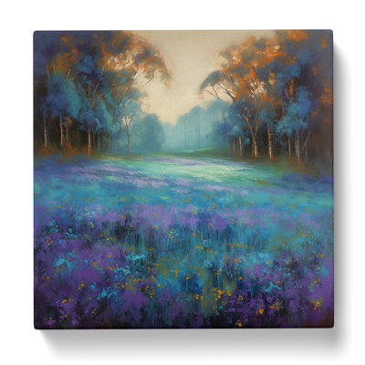 Bluebell Colour Field Painting - Print
