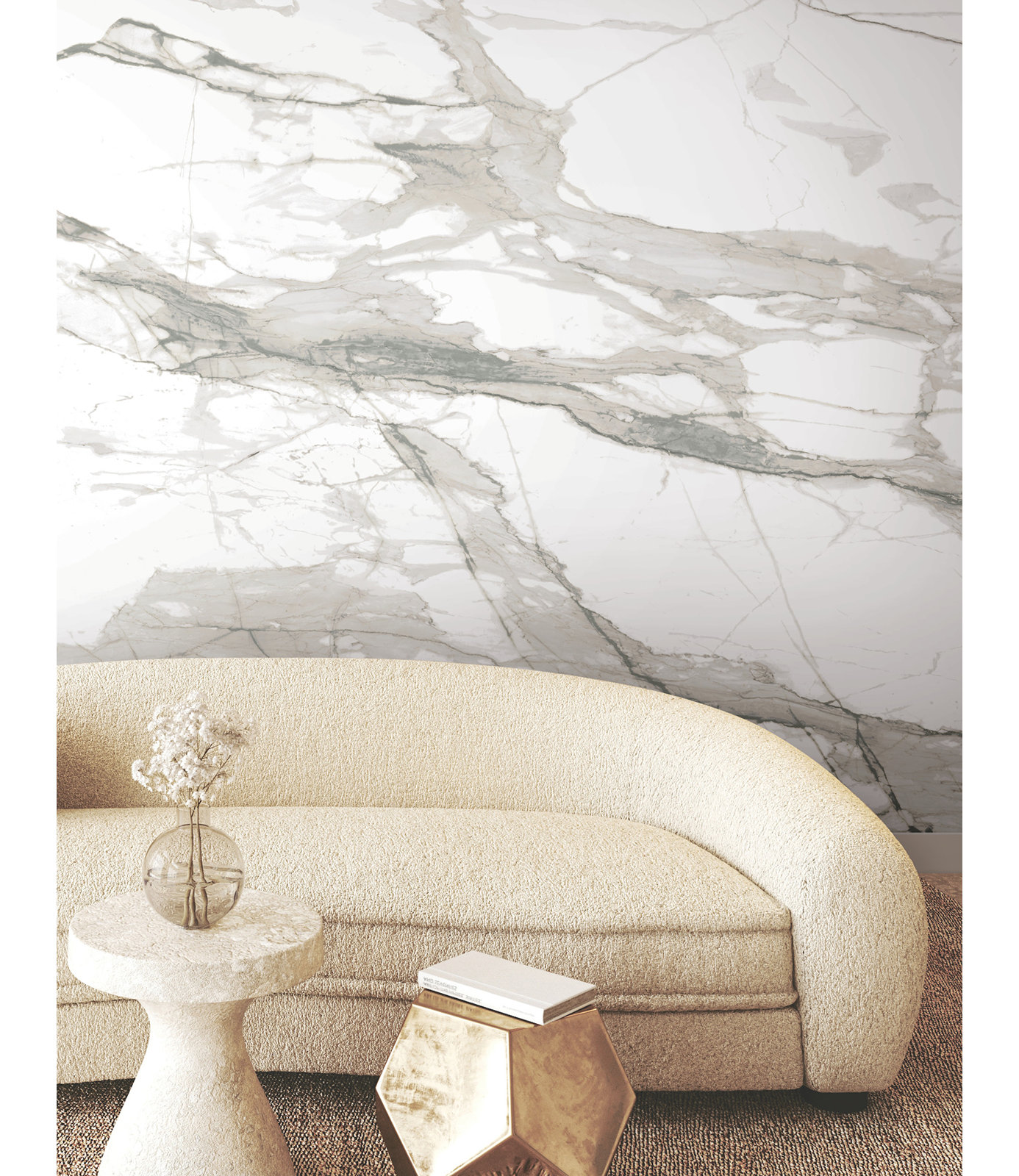Veola Wall Mural, Neutral