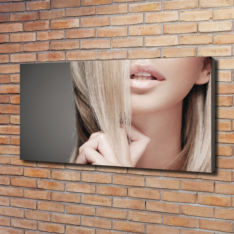 Beautiful Blonde - Wrapped Canvas Print