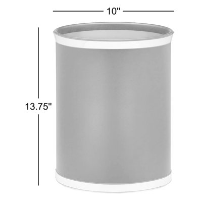 Dyson Steel Open Waste Basket - 3.25 Gallons