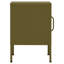 Airon 35cm W Steel Bedside Table-48621785