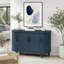 Buffet courbé moderne avec tablettes réglables et portes décoratives, parfait pour le rangement dans le salon, la cuisine et la chambre à coucher-1061098133