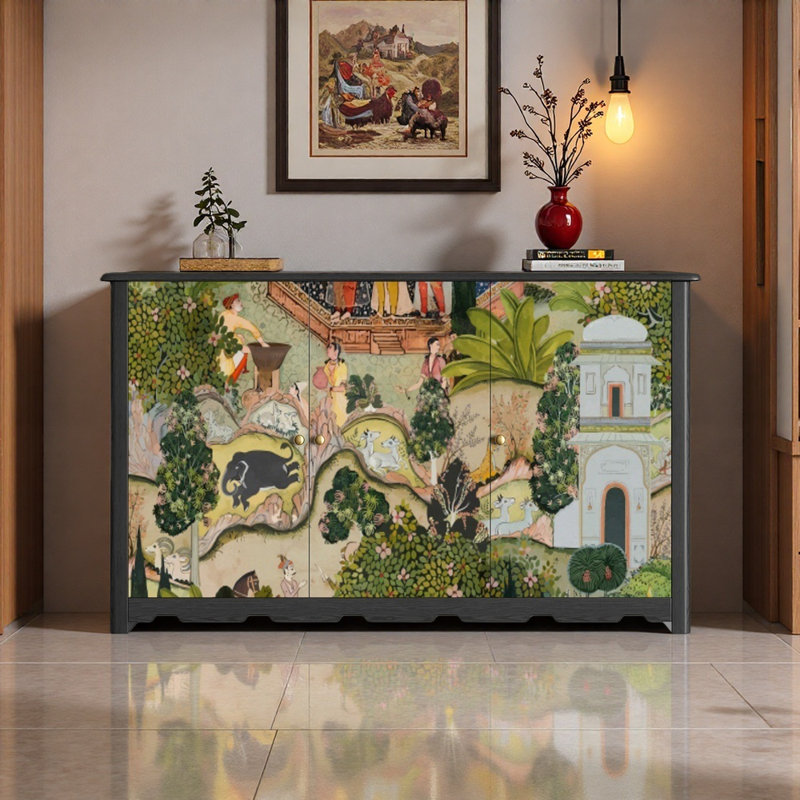 Buffet haut de gamme et multifonctionnel, Noir